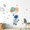 1Pc Cartoon Planet Star Astronaut Wall Sticker Children Boy Room Decoration Bedroom Kids Room Wall Decals Living Room Decor Home