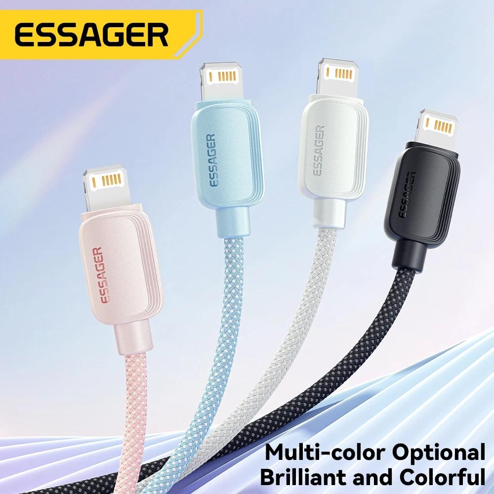 Essager Кабель USB Type C для iPhone 14, 13, 12, 11 Pro Max XS PD, 20 Вт, быстрое зарядное устройство, USB C к Lightning, 29 Вт, провод для iPad, Macbook