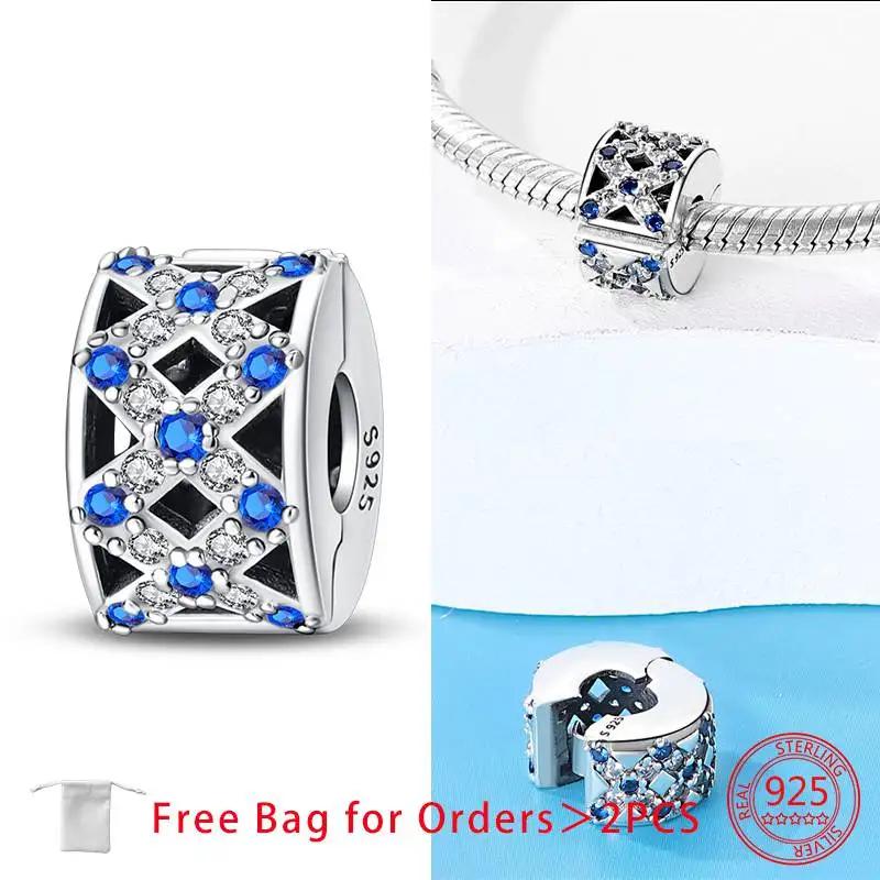 Шарм-клипса для браслета, клипса-замок, стопорная бусина, медная разделительная бусина, европейские открывающиеся бусины «Солнце, Луна, Звезда», подарок