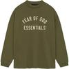 Essentials Jersey Long-Sleeve Tee Military Men Tops Green 125BT244205F