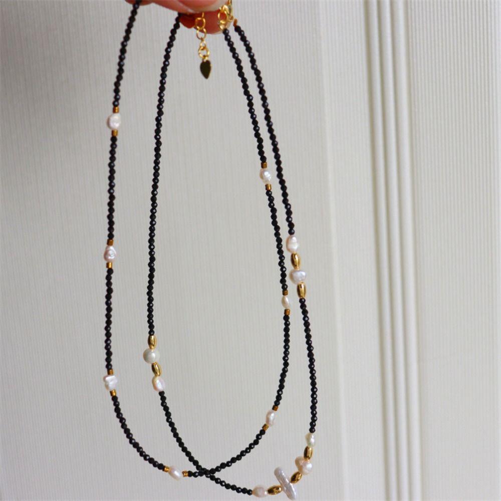Elegant Choker Baroque Pearl Jewelry Accessories New Crystal Beads Necklace for Women