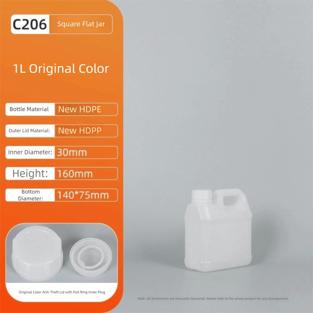 1/2/3/4/5/6/10 л Ведро из ПНД пищевого класса Канистра для масла Многоцелевая пластиковая герметичная бутылка Йогурт