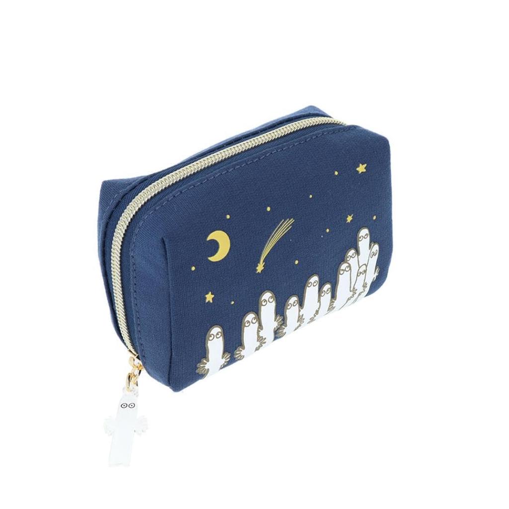 Sunstar Stationery Муми-тролль Косметичка Пуховый принт Дизайн 2025 Лето Хаттифаттены Темно-синий S2336464