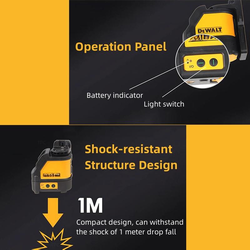 50M Высокоточный Зеленый Световой Лазерный Нивелир Портативный Автоматический Нивелирный Луч Линии Измерения Инструмент
