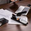 Amazon Basics Desktop Stapler, Large, Heavy-Duty, 210-Sheet Capacity, Black