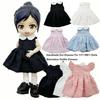 Fashion Doll Dot Dresses Accessories Tops Clothes Skirt  for 1/11 OB11 Dolls/for 1/12 BJD