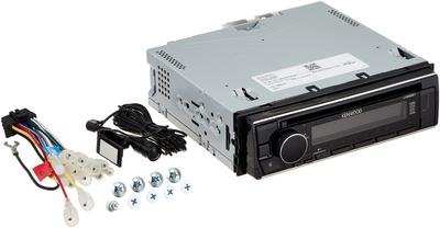 Kenwood 1DIN ресивер U382BT MP3 WMA AAC WAV FLAC совместимый CD USB iPod Bluetooth KENWOOD