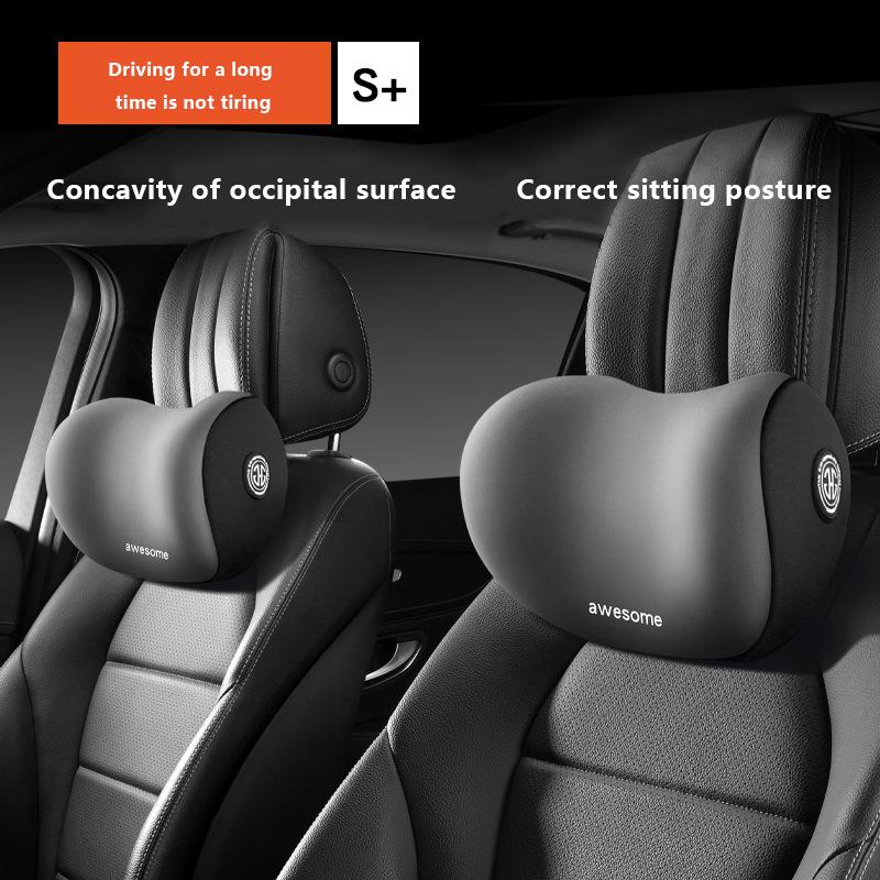1 шт. подушка для шеи из пены с эффектом памяти, защитная поддержка поясницы, дышащая подушка для подголовника автомобиля, снимающая стресс, подушка для сиденья автомобиля