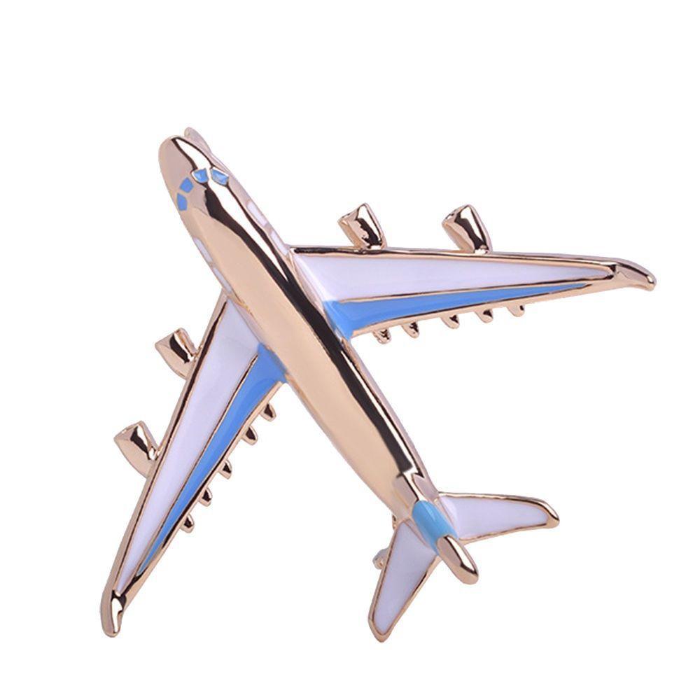 New Fashion Enamel Zinc Zinc Alloy Plane Airplane Pins Badge Jewelry Brooch