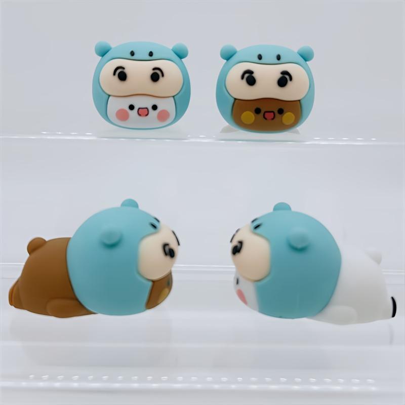 Кавайная фигурка игрушка Bubu Dudu ACG Милая фигурка панды Dudu Игрушка Аниме аксессуары Милая кукла-медведь Декор для дома Рождественский подарок