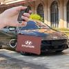 Car Leather Key Wallet Card Bag Emblem keychain Pouch For Hyundai I10 Creta Matrix Bayon Venue Ioniq IX35 Sonata IX20 GDI Equus R5
