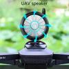 Drones Speaker Megaphone Accessories Kit Wireless Speaker Remote Control Loudspeaker Set for Mavic Air 2 2S/Phantom3 4
