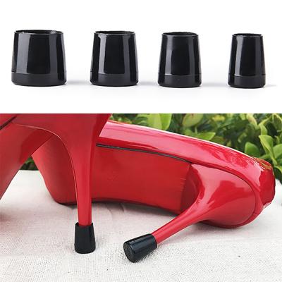 1 пара протекторов для каблуков однотонные противоскользящие ПВХ накладки-стилеты для улицы