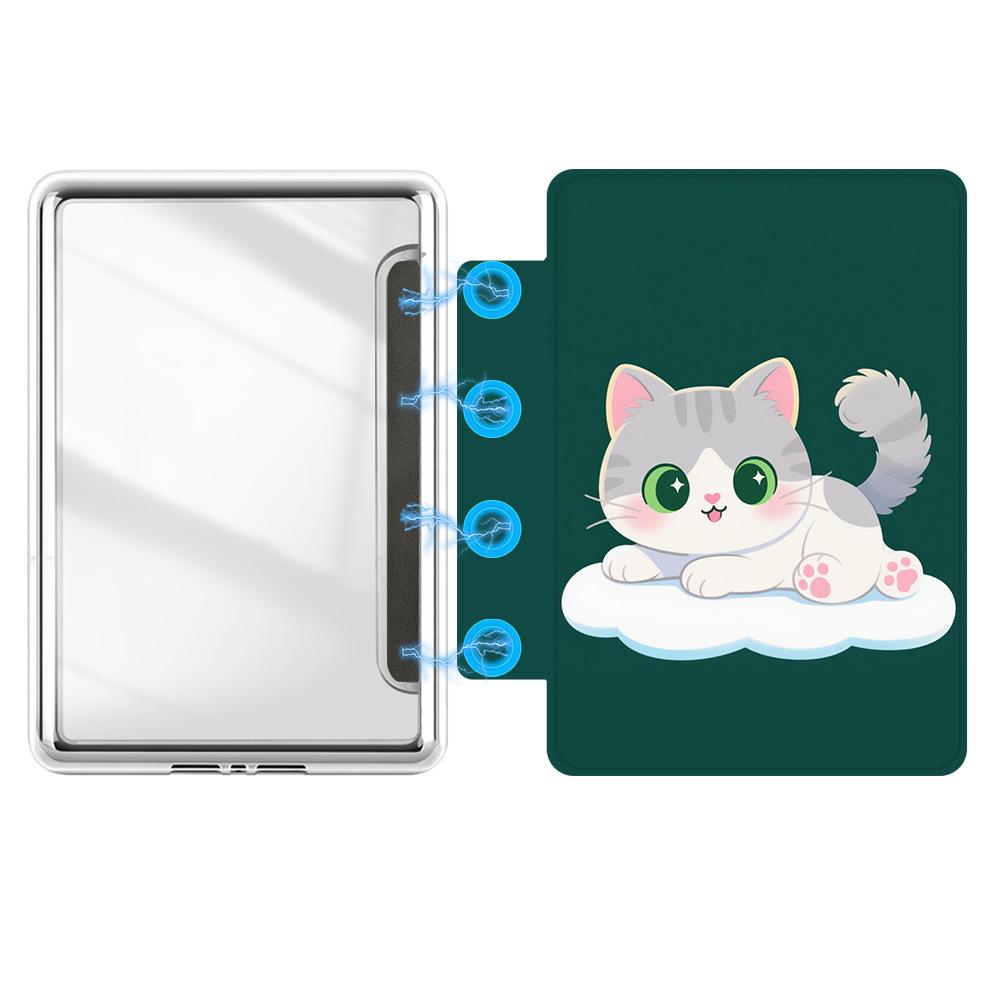 Case for Kobo Clara Colour/BW (2024) 6-inch Transparent shell ,magnetic side attachment