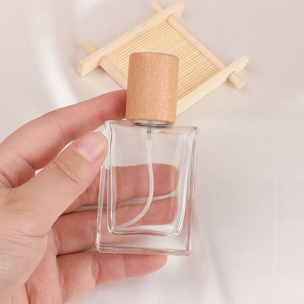 Glass Cosmetic Container 30/50ml Perfume Atomizer Bottle Portable Travel Sub-bottle Woman