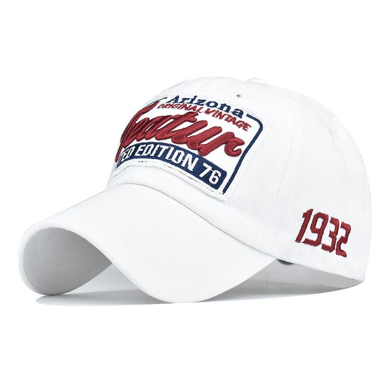 Классическая хлопковая бейсболка с объемной вышивкой в виде буквы characterure1932 высококачественная выстиранная кепка