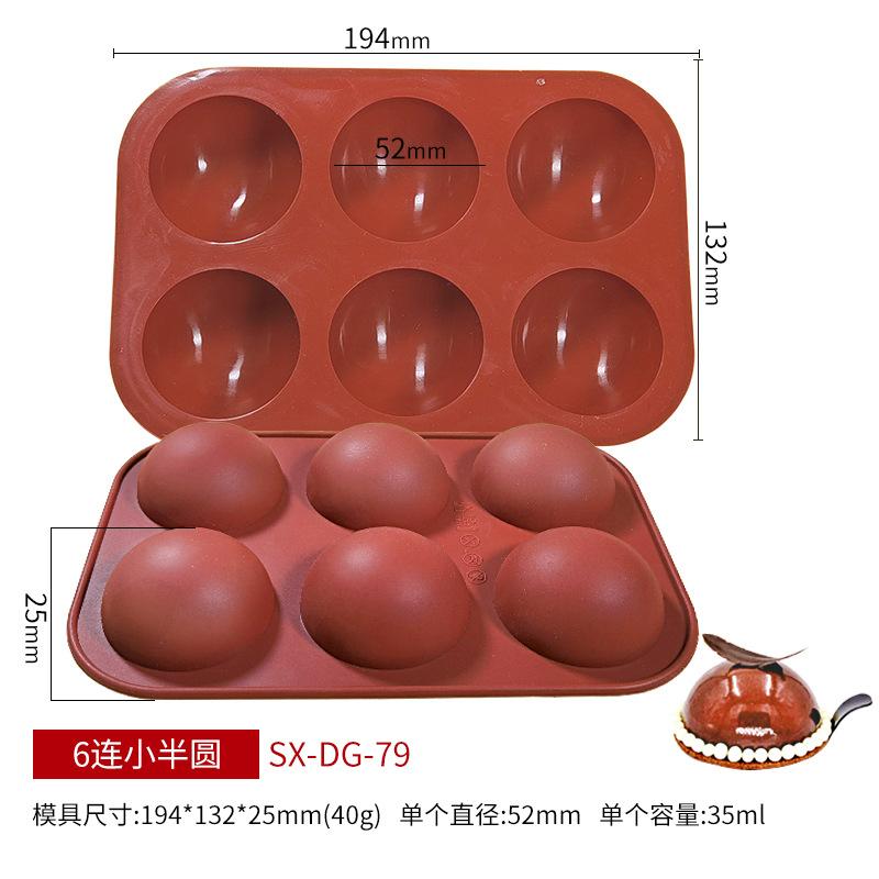 Love Mold Silicone Baking Accessories DIY Chocolate Candy Molds Fudge Cupcake Decorating Supplies Baking Tools Cake Molds