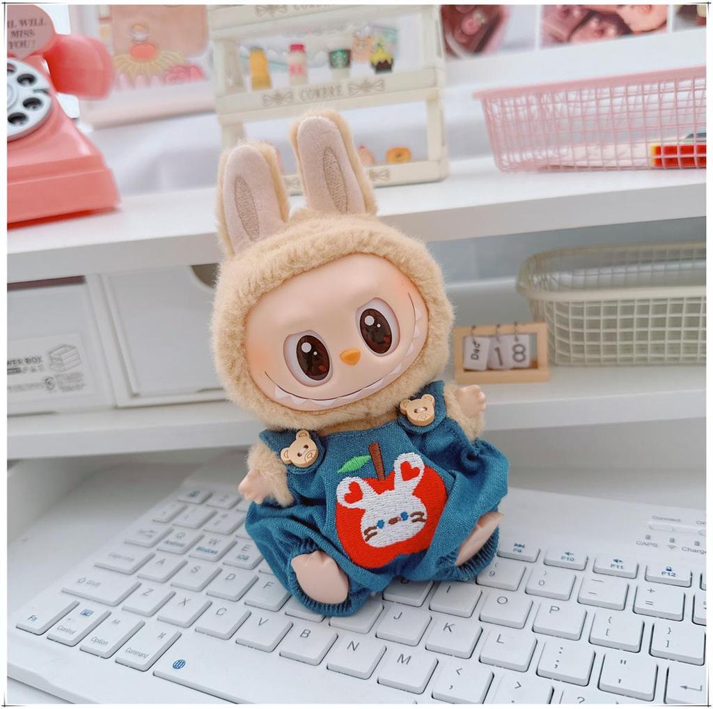 17см Виниловый брелок-кукла Лабубу: Коллекция одежды-сюрпризов первого и второго поколения