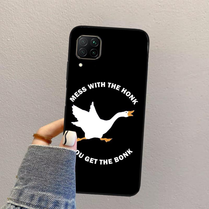 Утка Гусь Кряк Бряк Смешной Мем Для Huawei Nova 3i 7i 8i 11i 12i 9 10 SE Y73 Y90 Y70 Y72 Y61 Y91 P30 P40 Lite P60 Pro Чехол
