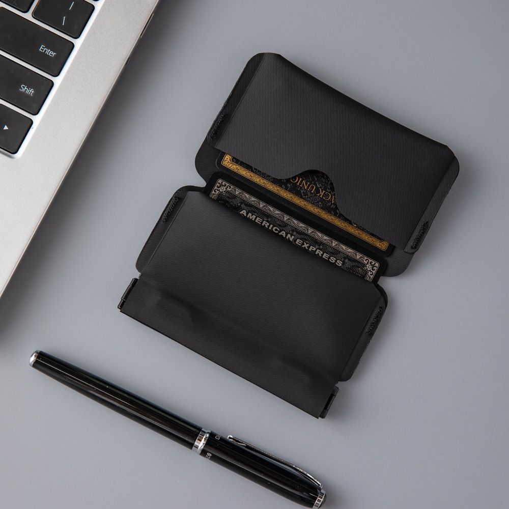 Portable Magnetic Coin Purse Magnetic Buckle EDC Pouch ID Business Card Holder Everyday Carry