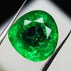 Natural Green Emerald Loose Gemstone 5.50 ct Pear Cut for Jewelry Making and Gem Collections