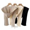 Knitted Hooded Shawl Sweet Fashion Scarf Outdoor Warm Comfortable Solid Color Shoulder Lapping Knit Accessories Autumn Winter