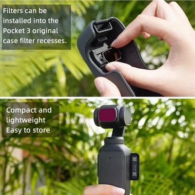 BRDRC ND 8 16 Светофильтры для DJI OSMO Pocket 3 UV CPL Светофильтры Нейтральной Плотности Оптическое Стекло Аксессуары для Ручной Камеры-Стабилизатора