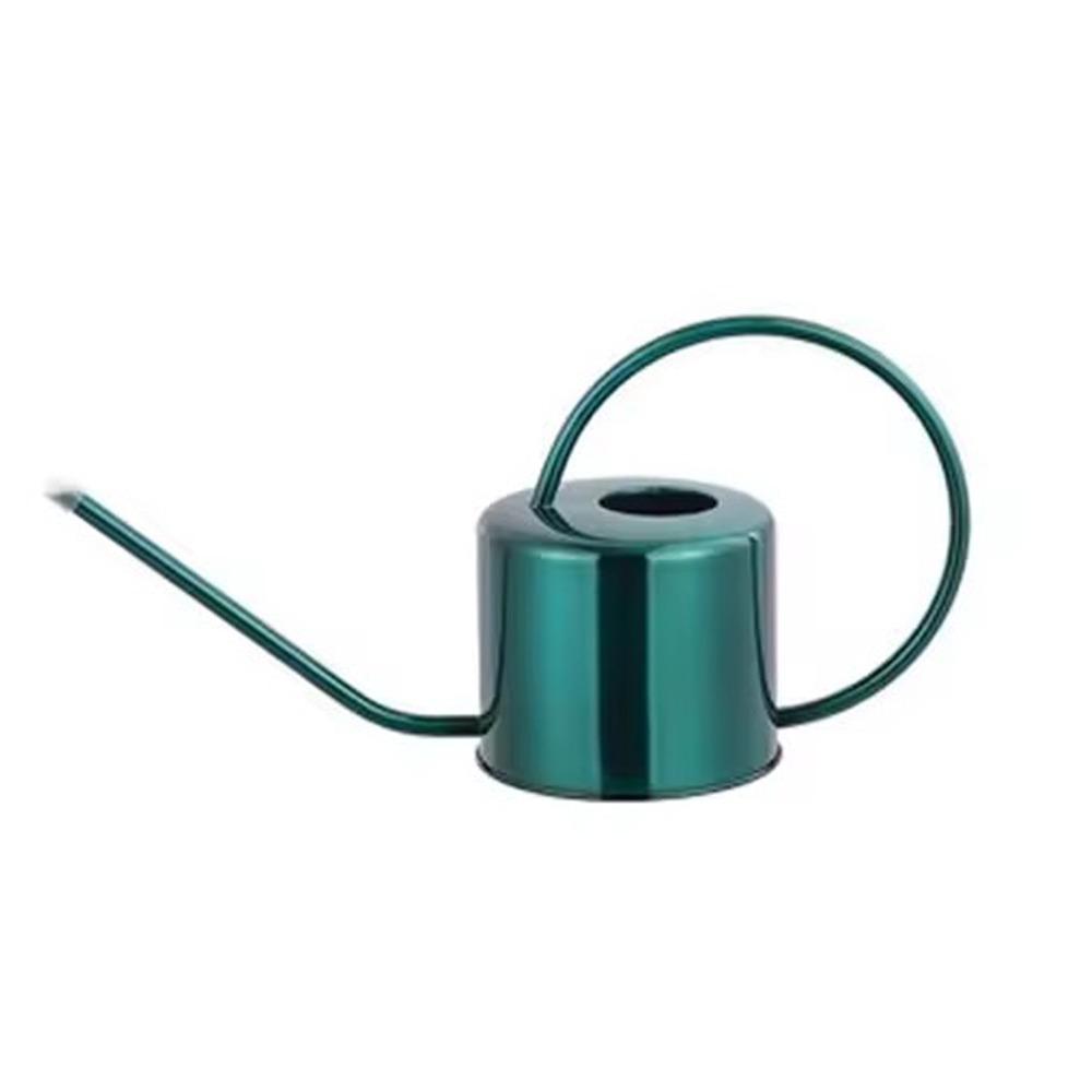 u Retro 1.3L Plant Sprinkler Kettle Stainless Steel Long Spout Watering Pot Leakproof Large Capacity Watering Can Garden Tool