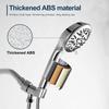 American Style Handheld Shower Head 8 Spray Settings High Pressure Showerhead for Bathroom