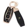 [YANMW] New Outlander Key Case Compatible with Mitsubishi New Outlander PHEV GN0W Smart Key Case OUTLANDER Key Cover (Golden Black)
