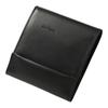 Thin Wallet Buttero Leather Edition Thin Wallet Made In Japan Genuine Leather Black [Abrasas] Men's