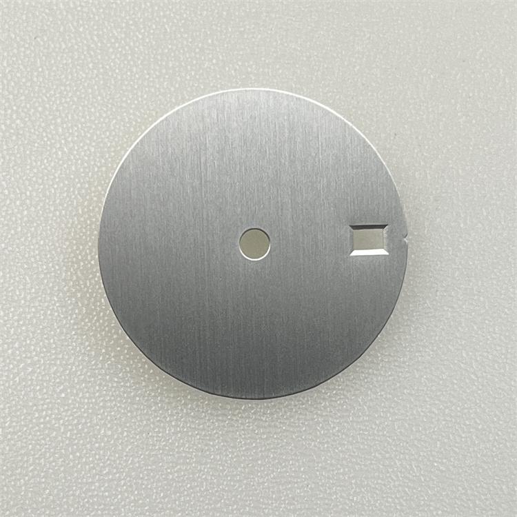 Круглый циферблат часов с текстурой песка 28,5 мм, пустые циферблаты для механизма NH35/ NH36/ NH34, аксессуары для DIY, без/одинарный/двойной календарь