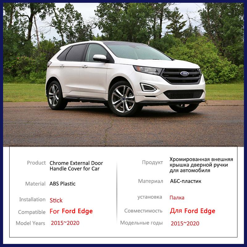 Накладка на дверную ручку из углеродного волокна подходит для Ford Edge MK2 Endura Edge Plus 2015~ Автомобильные аксессуары для экстерьера Наклейка 2016