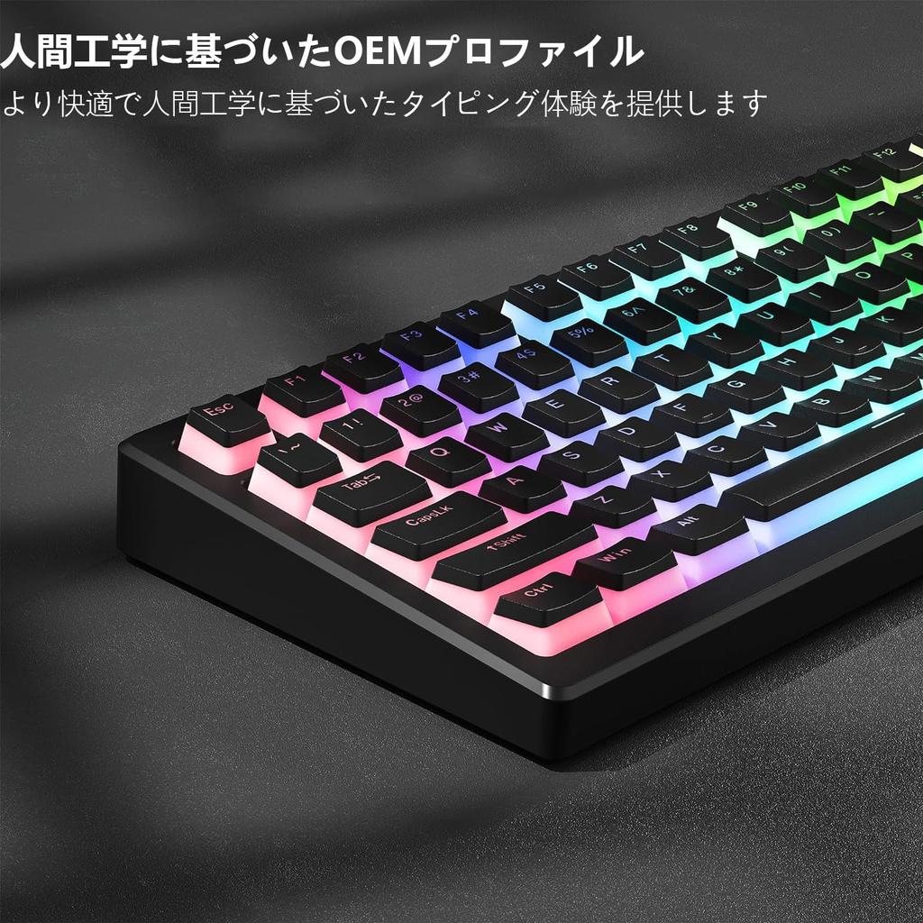 130 Key Pudding Keycap PBT Прозрачный Keycap Cherry MX OEM Profile Универсальный Тип 61/64/87/104/108 (черный)