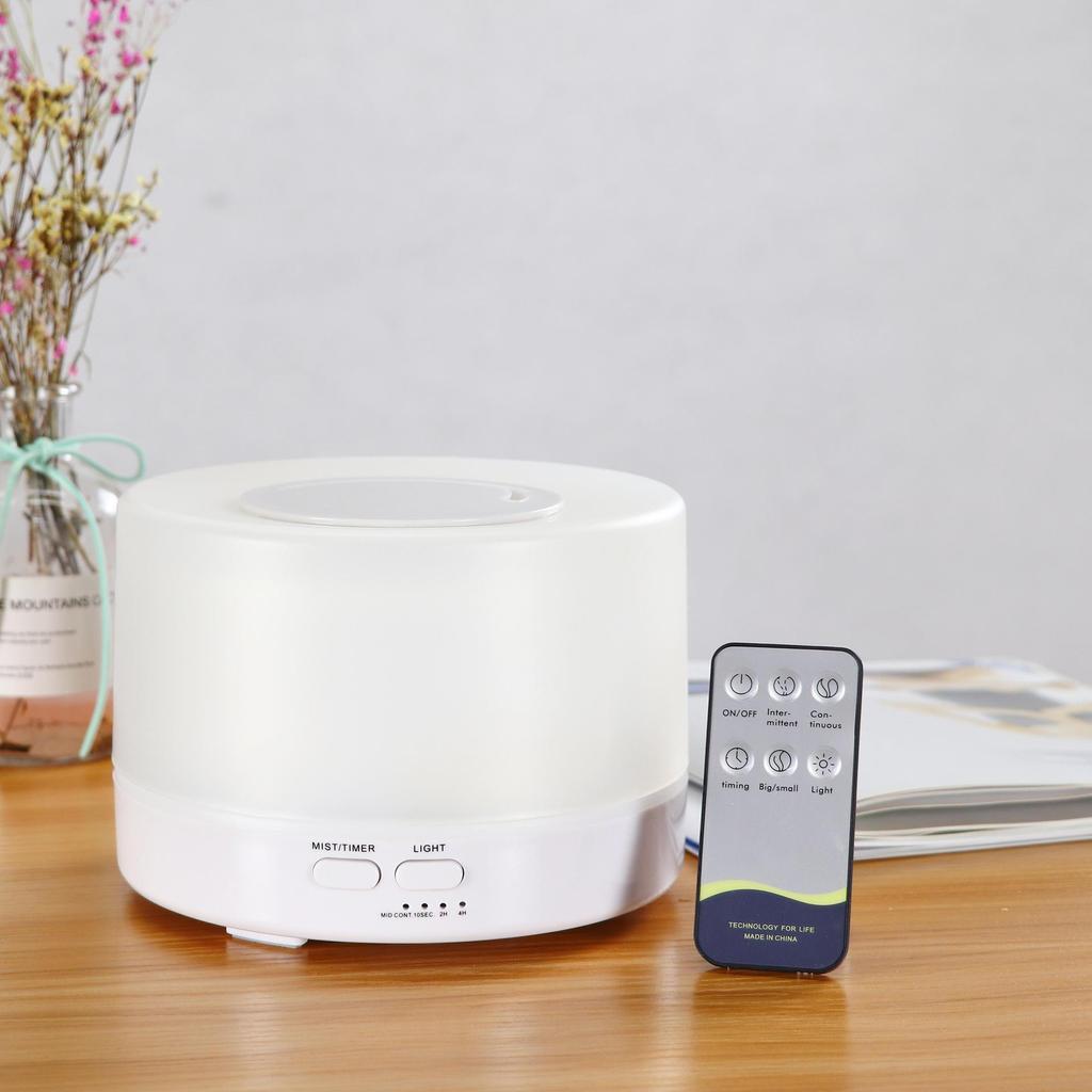 Ультразвуковой ароматерапевтический увлажнитель с дистанционным управлением и цветной подсветкой