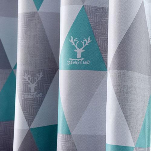 1 шт. NAPEARL 70-80% Светонепроницаемые шторы Шторы с ромбовидным узором в скандинавском стиле для спальни, гостиной, балкона, окна для домашнего декора