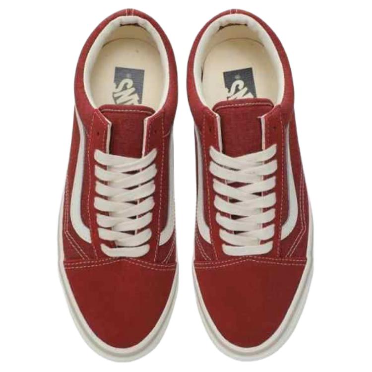Vans Old Skool Comfortable Soft Durable Low-Top Skate Shoes Unisex Sneaker Red VN000CY2DKR
