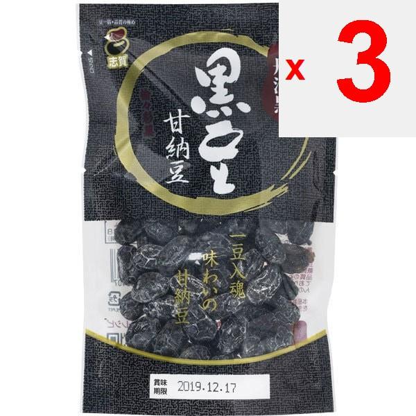 Shiga Shoten Domestic Tanbakuro black soybean amanatto Wagashi