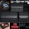 Leather Auto Seat Rear Travel Storage Organizer Holder Interior Bag Hanger Accessory Large Storage Box Car Auto Rear Trunk Seat Big Storage Bag