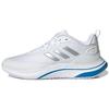 Alphamagma Fabric Mesh Retro Casual Non-Slip Breathable Lightweight Low-Top Training Shoes Unisex Sneakers White Blue Silver GV7918