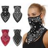 Ear Loops Riding Sun Protection Protective Silk Wrap Scarf Neck Protection Face Mask Mouth Mask