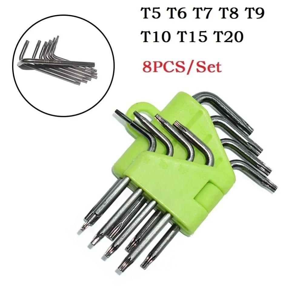 Portable Hex Torx Wrench Set Easy to Carry Mini Torx Screwdriver L Type Screwdriver  Hand Tools