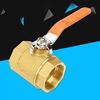 Brass Ball Valve 1-1/4BSP DN32 1.6MPa Female Thread Ball Valve Shut-off Valve with Lever Handle Diameter DN32 (1-1/4BSP) British Gauge Thread for