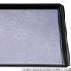 Beautiful Mokko Shiun Weak S Black Lacquer x x J-kitchens Placemat/Tray, Japanese-Made Tray, 5-Shaku Square, Size, (45.5cm 33.9cm 2cm)
