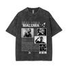 Vintage Washed Rapper Maluma Pretty Dirty Europet Tour 2025 T-shirt Men Women Fashion Oversized Tshirt Male Hip Hop11