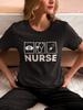 Nurse Graphic T-Shirt Funny Gift for Nurses Women Men RN Medical Hero Tee