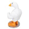 Funny Muscle Duck Statue Home Decor Cute Little Duck Garden Figurine for Entryway Table