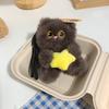 Портативный плюшевый брелок-кошка, мягкий плюшевый кулон-котенок, новый шарм для сумки-кошки, декор для рюкзака