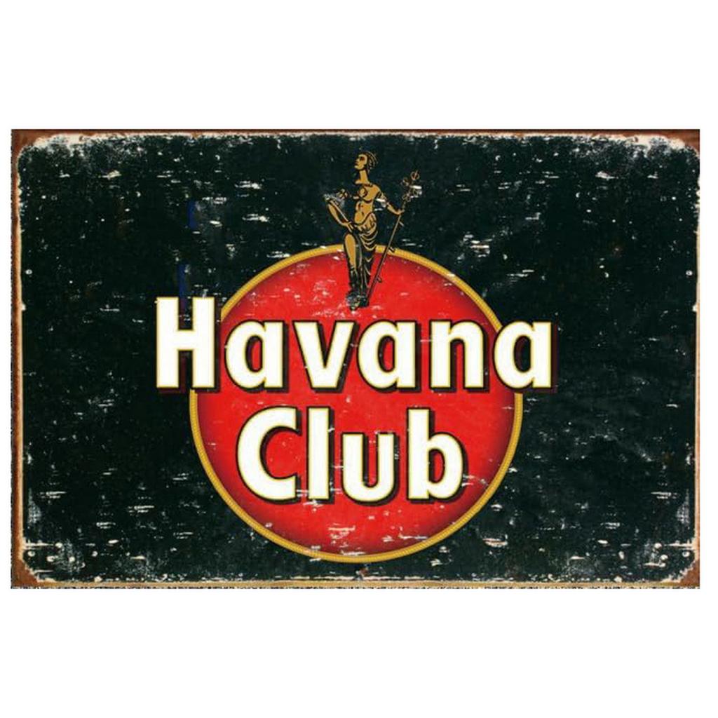 Металлические таблички Havana Club, настенное украшение, винтажные художественные постеры, железная живопись для мужской пещеры, дома, кафе, сада, клуба, бара, паба