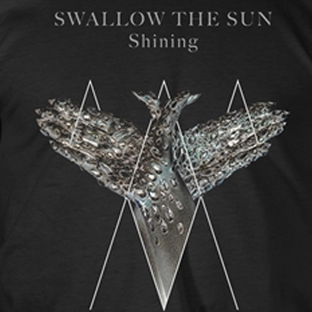 Swallow The Sun Унисекс Взрослая Блестящая Футболка